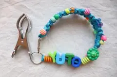 名入り シューズクリップ／ネームタグ／通園通学／ベビー／パラコード／マグホルダー