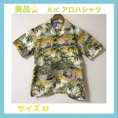 ⭐️美品 RJC アロハシャツ M ハワイ製 ウッディワゴン コットン USA製のサムネイル