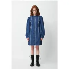 MOUSSYデニム ミニワンピース