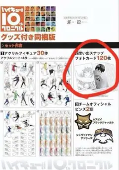ハイキュー 10thクロニクル 思い出スナップフォトカード 全120種
