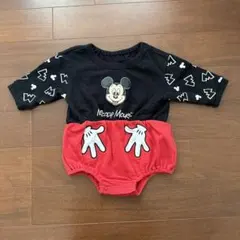 美品⟡.*ミッキーマウス ロンパース 70-80cm