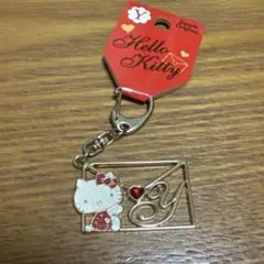 ハローキティ　イニシャルキーホルダーY
