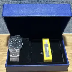新品未使用　Laphont ラフォン　ユニーク形状 ブラック　腕時計