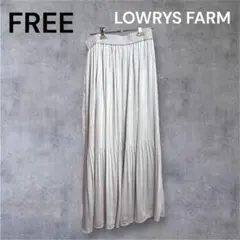 ローリーズファーム プリーツスカート フレア ポリエステル100% ロング 春