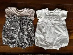 mocmofロンパース70 2点セット