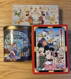 東京ディズニーシー・ランド キャラクター缶セット