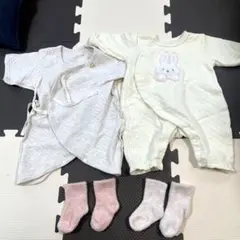 4点セット　肌着　ロンパース　靴下2足