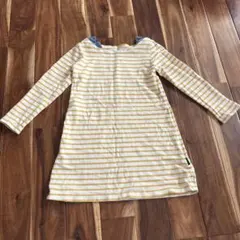 ボーダー　長袖 ワンピース 110