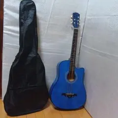 アコースティックギター ブルー カッタウェイ - メルカリ