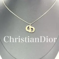 Christian Diorゴールド リンクチェーン ネックレス CDロゴ