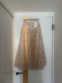 フレアスカート 花柄のサムネイル