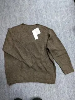 ブラウン Mサイズ 長袖セーター