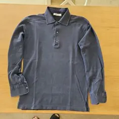 Loro Pianai 長袖ポロシャツ M ダークブルーのサムネイル