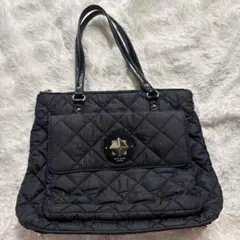 kate spade キルティングハンドバッグ 黒のサムネイル