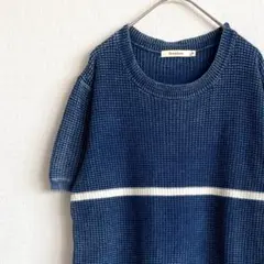 Hub&Spoke カットソー 半袖 クルーネック 色褪せ加工 シンプル