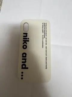 niko and ... iPhone用ソフトケース クリーム色