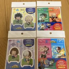 LOTTE 爽✖️僕のヒーローアカデミア　オリジナルマグネット４枚