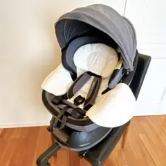 コンビ クルムーヴスマートISOFIX JJ-650 回転式 新生児OK グレー