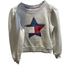 TOMMY HILFIGER トレーナー 星 スパンコール グレー 6 7 yのサムネイル
