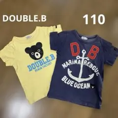 DOUBLE.B Tシャツセット 110サイズ