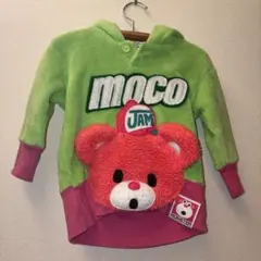 JAM クマさん フード付きパーカー グリーン