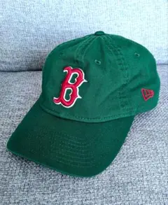 NEW ERA 9TWENTY ボストン レッドソックス グリーン×レッド
