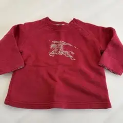 バーバリーロンドン赤トレーナー