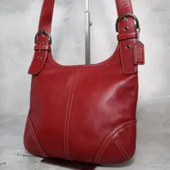 0373 COACH 9549 レザー ワンショルダー 赤 ボルドー系 Y2K 0373 COACH 9549 レザー ワンショルダー 赤 ボルドー系 Y2K - メルカリ