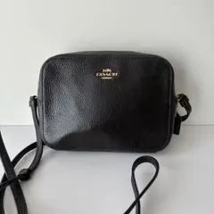 本日限定価格‼️COACH ブラック レザー ショルダーバッグ