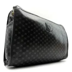 CELINE　クラッチバック　マカダム　トリオンフ　PVC　レザー　総柄