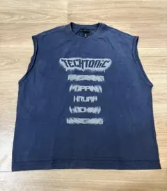 【新品未使用】H&M ノースリーブ タンクトップ ネイビー XLサイズ