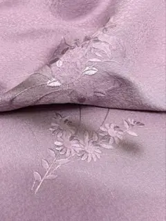 付け下げ 手刺繍 立涌文様 八掛付 正絹 反物 T9637 - メルカリ