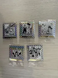 ドラゴンボール　40周年記念　ウエハース2　シール5枚