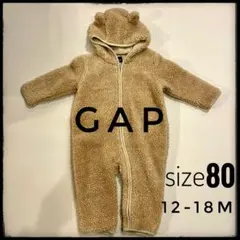 GAP baby 80 12〜18m カバーオール　もこもこ　クマ　耳　アウター