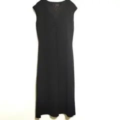 ユナイテッド ワンピース ノースリーブ 黒ワンピース S