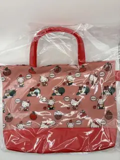 完売品 familiar ハローキティ コラボ トートバッグ ファミリア 赤