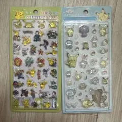 ポケモン3Dシール　2点セット