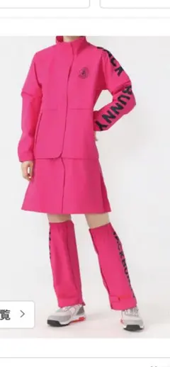 新品☆ジャックバニーピンク レインウェアセット2 大きめ　LL相当 新品☆ジャックバニーピンク レインウェアセット2 大きめ LL相当