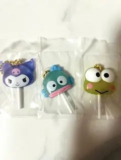 サンリオキャラクターズ　カラフルキャンディチャーム　クロミ　ハンギョドン