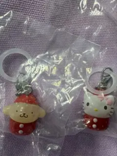 サンリオ　いちごめじるしアクセサリー キティ・ポムポムプリン　2個セット