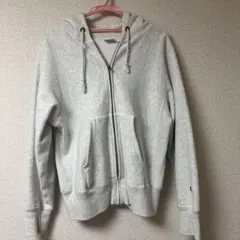 Champion ホワイト　フルジップパーカー