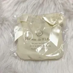 maison de fleur ダブルリボンギャザートートバッグ　キーホルダー