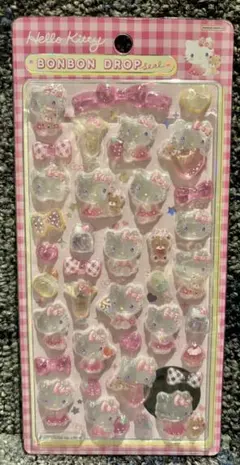 【正規品】ボンボンドロップシール サンリオ ハローキティ ピンク 第二弾