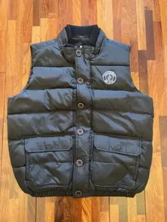 Abercrombie & Fitch ブラック ダウンベスト XL