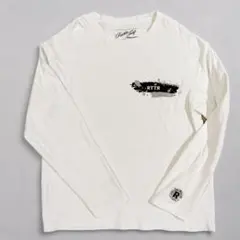即購入可／ラトルトラップ 長袖Tシャツ L ホワイト ロゴ 美品