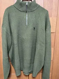 U.S. POLO ASSN ハイネックハーフジップセーター