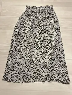 LOWRYSFARM ヒョウ柄スカート フリーサイズ