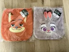 ディズニー　ズートピア ふわふわ　バッグ　2個セット