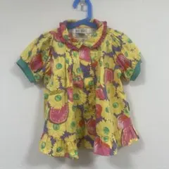 vintage gymboree レインボータグ　花柄　トップス