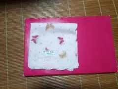 HANAE MORI ハンカチ 蝶柄